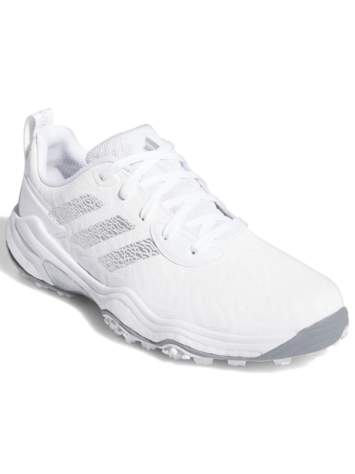 adidas Codechaos 25 Spikeless Golf Shoes - Ftwr White/Silver Met./Grey Two