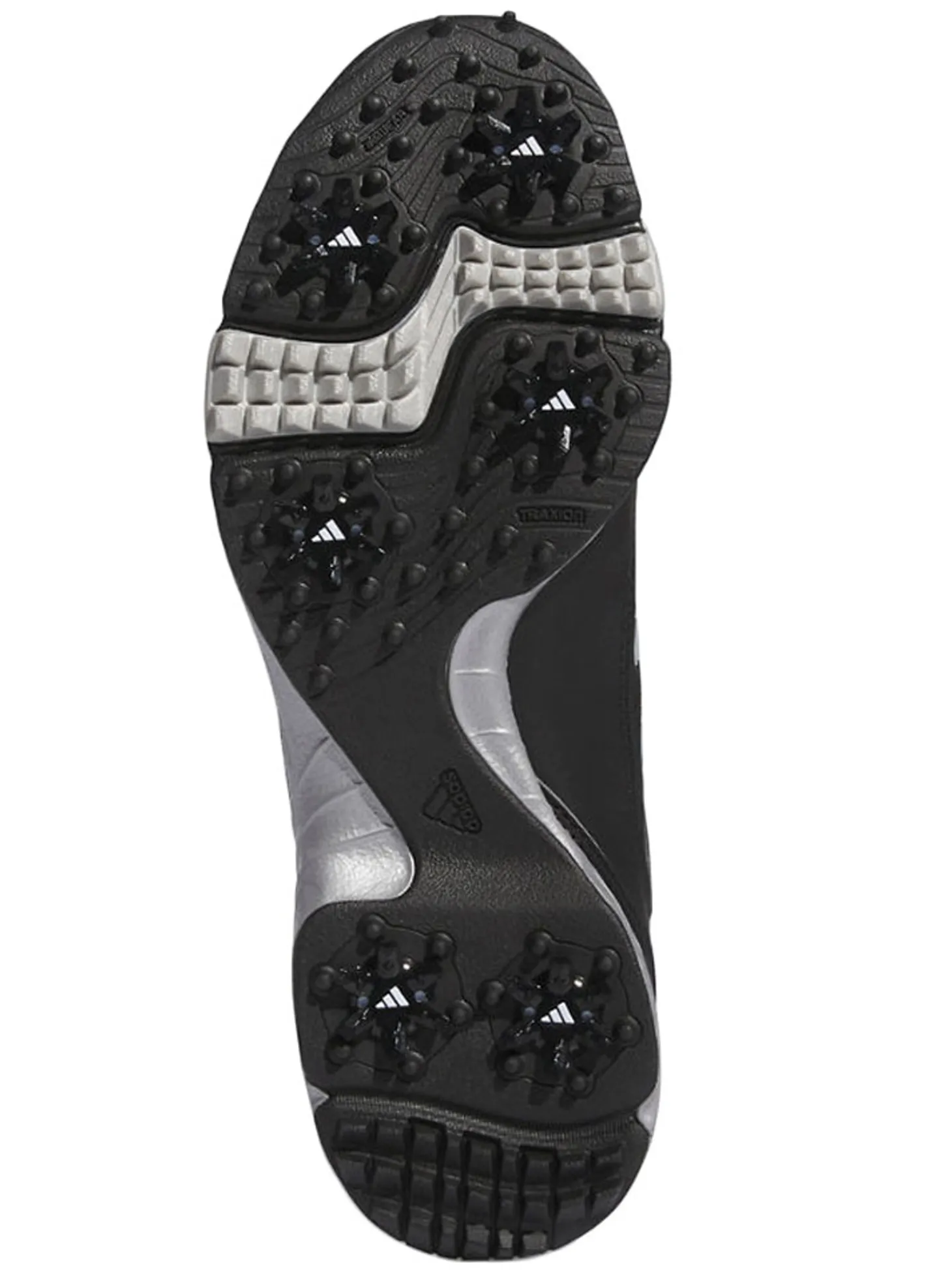 adidas Golflite Max 24 Golf Shoes (Wide Fit) - Core Black/Silver Met/Dark Silver
