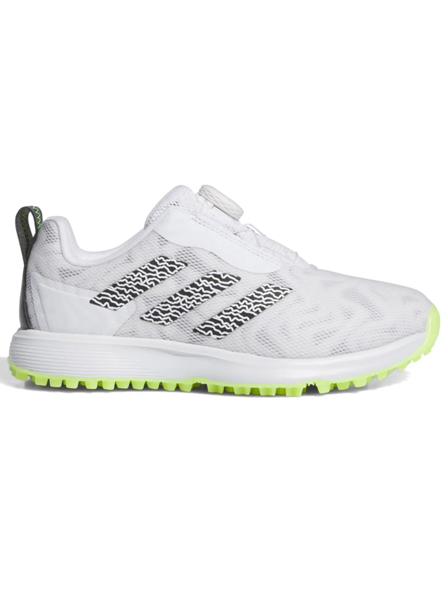 adidas Juniors Codechaos BOA 25 Spikeless Golf Shoes - Ftwr White/Core Black