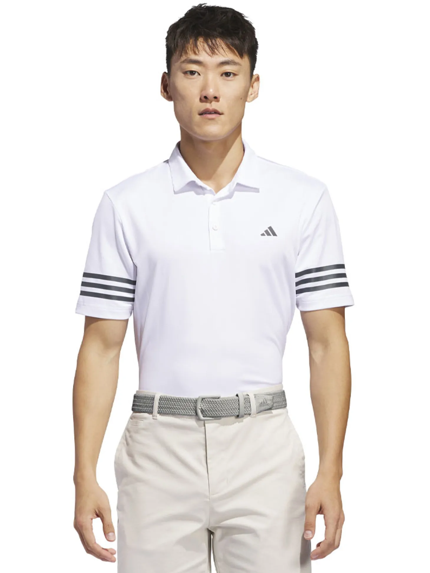 adidas 3-Stripes Polo Shirt - White