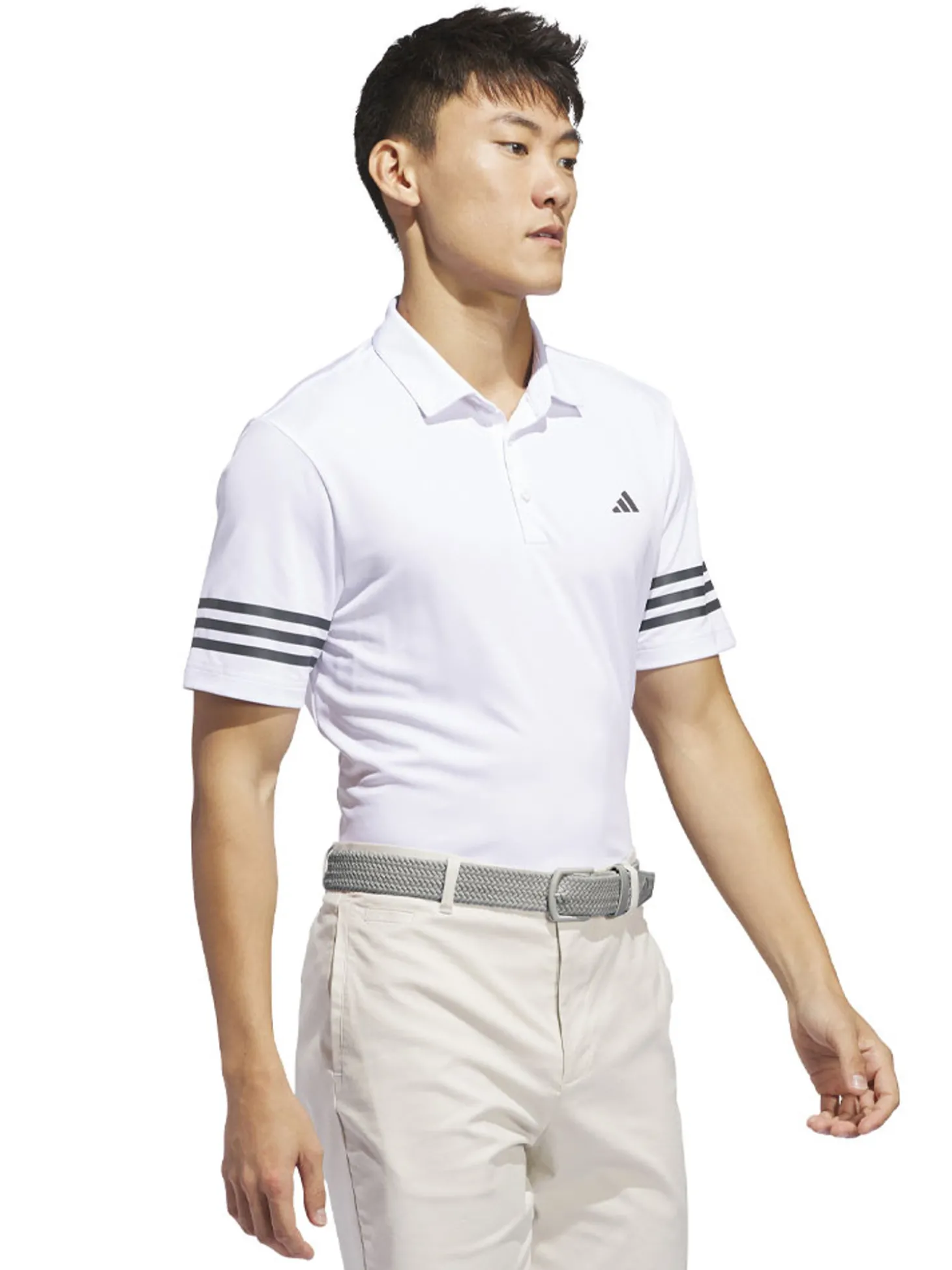 adidas 3-Stripes Polo Shirt - White