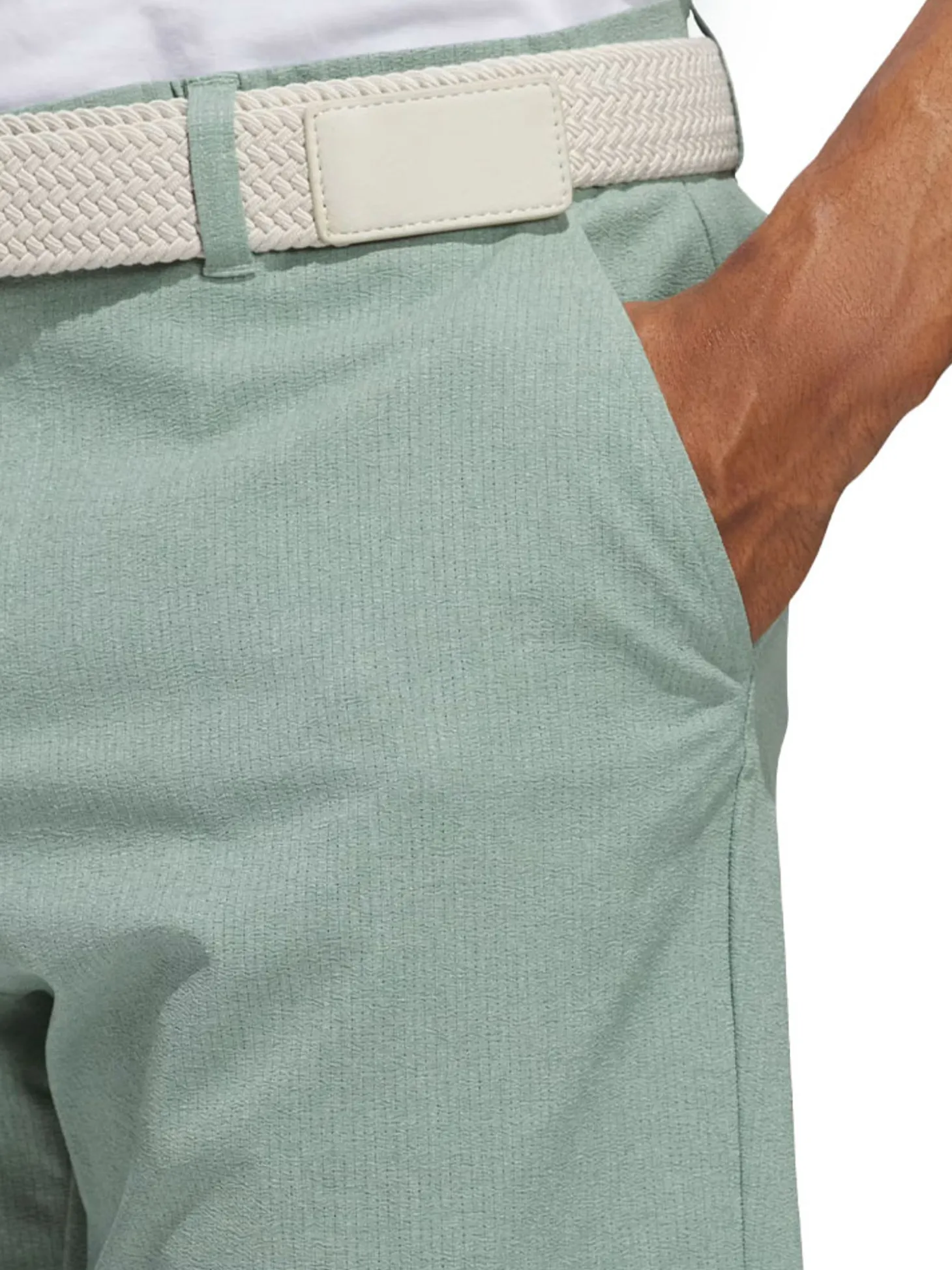 adidas Ultimate365 Textured 9-Inch Short - Silver Green