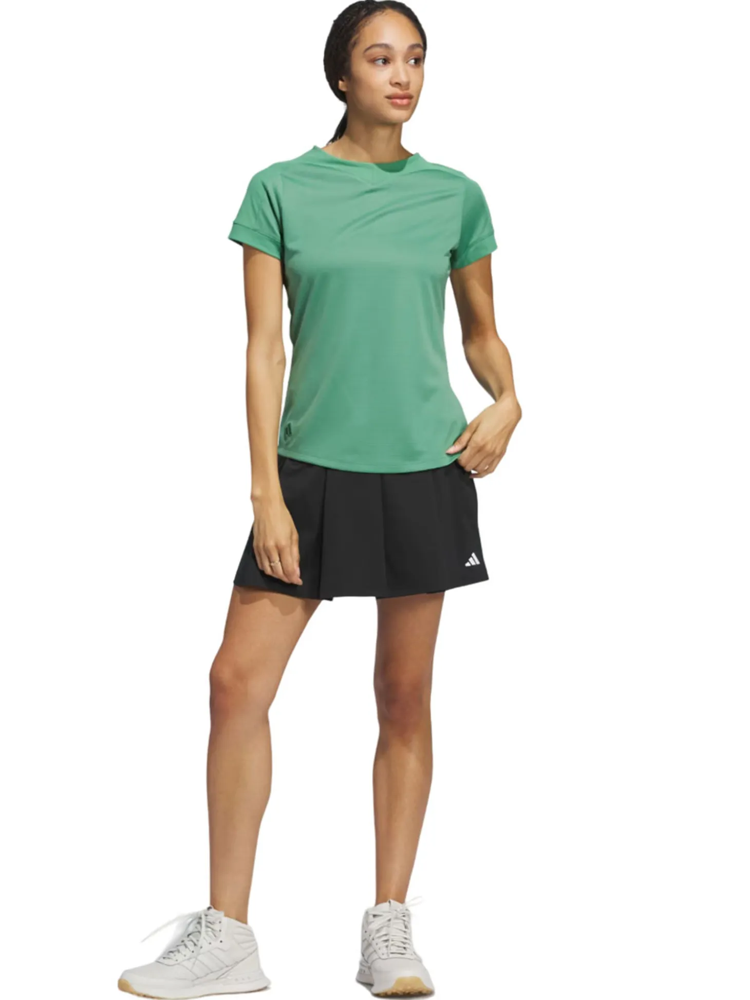 adidas Womens Ultimate365 Tour Pleated Skort - Black