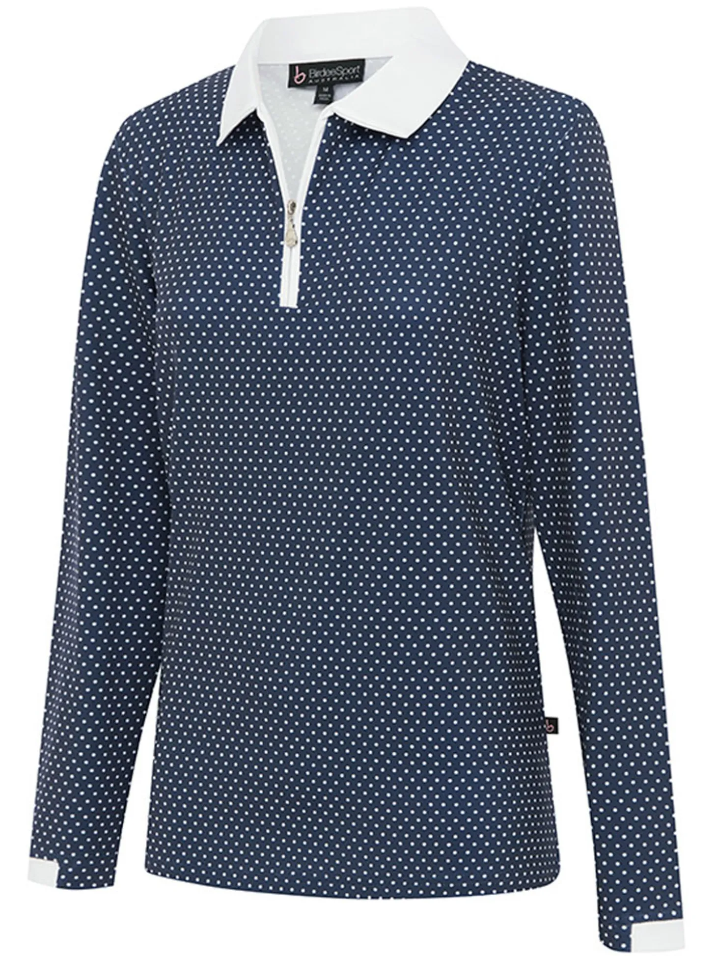 Birdee Sport Women's Cosmic Ambrose Long Sleeve Top - White/Navy