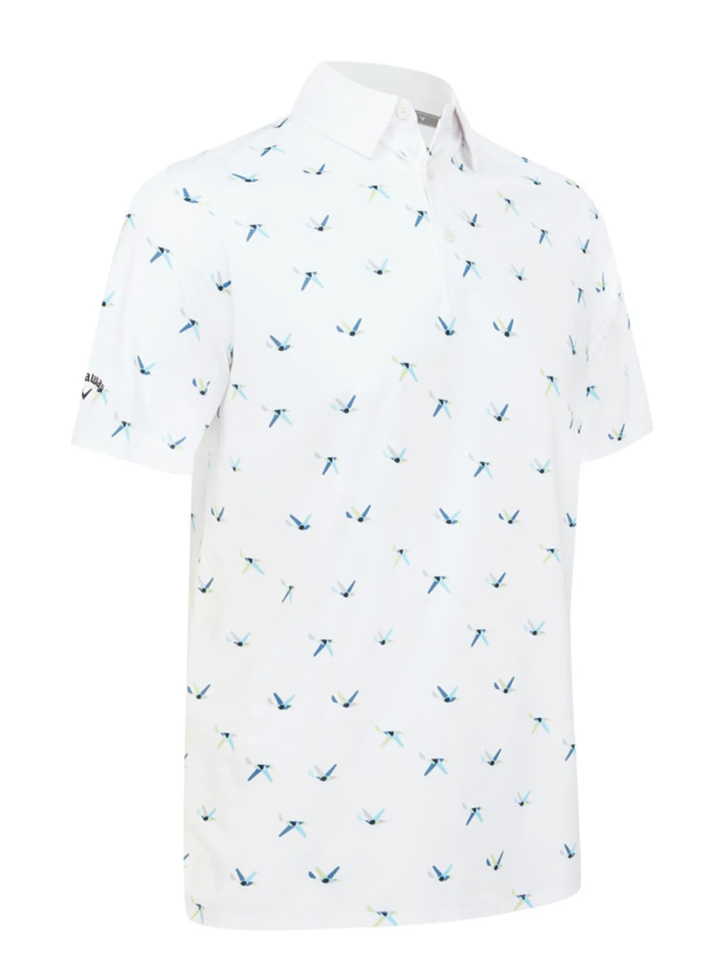 Callaway All Over Birdie Polo - Bright White