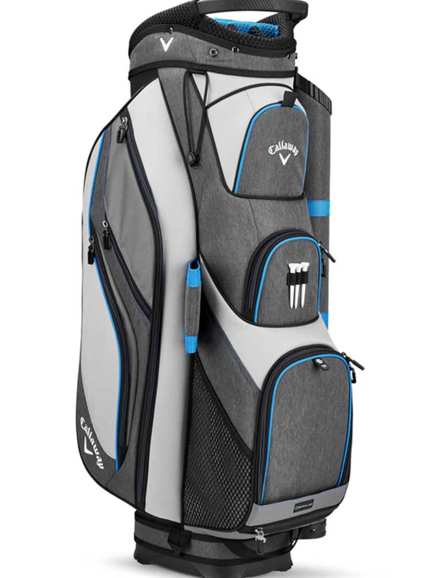 Callaway Forrester 19 Cart Bag - Silver/Titanium/Royal