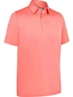 Callaway SwingTech Solid Polo - Strawberry Pink