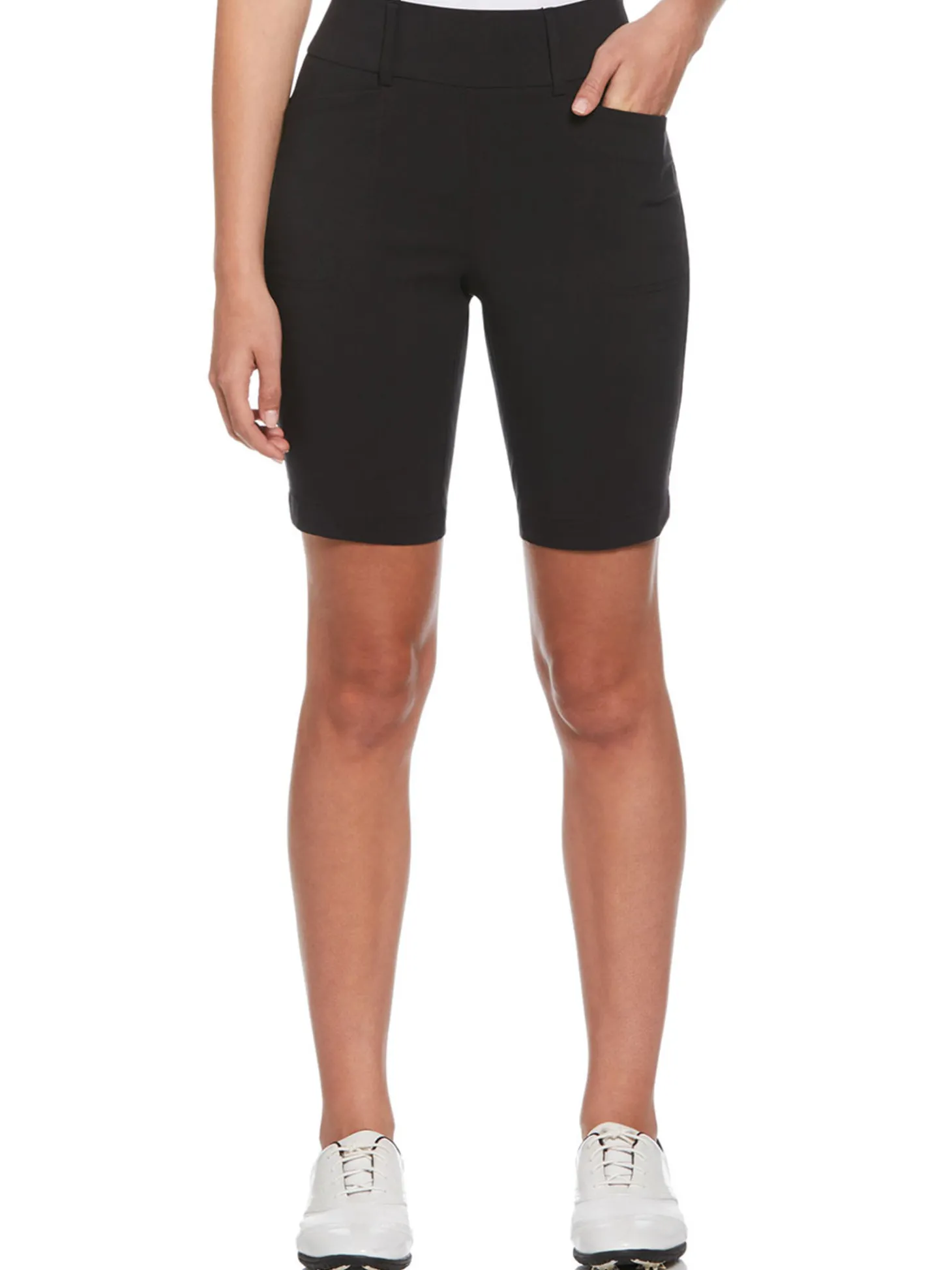 Callaway Women's Pull-On Stretch Golf Short (24cm/9.5") - Caviar