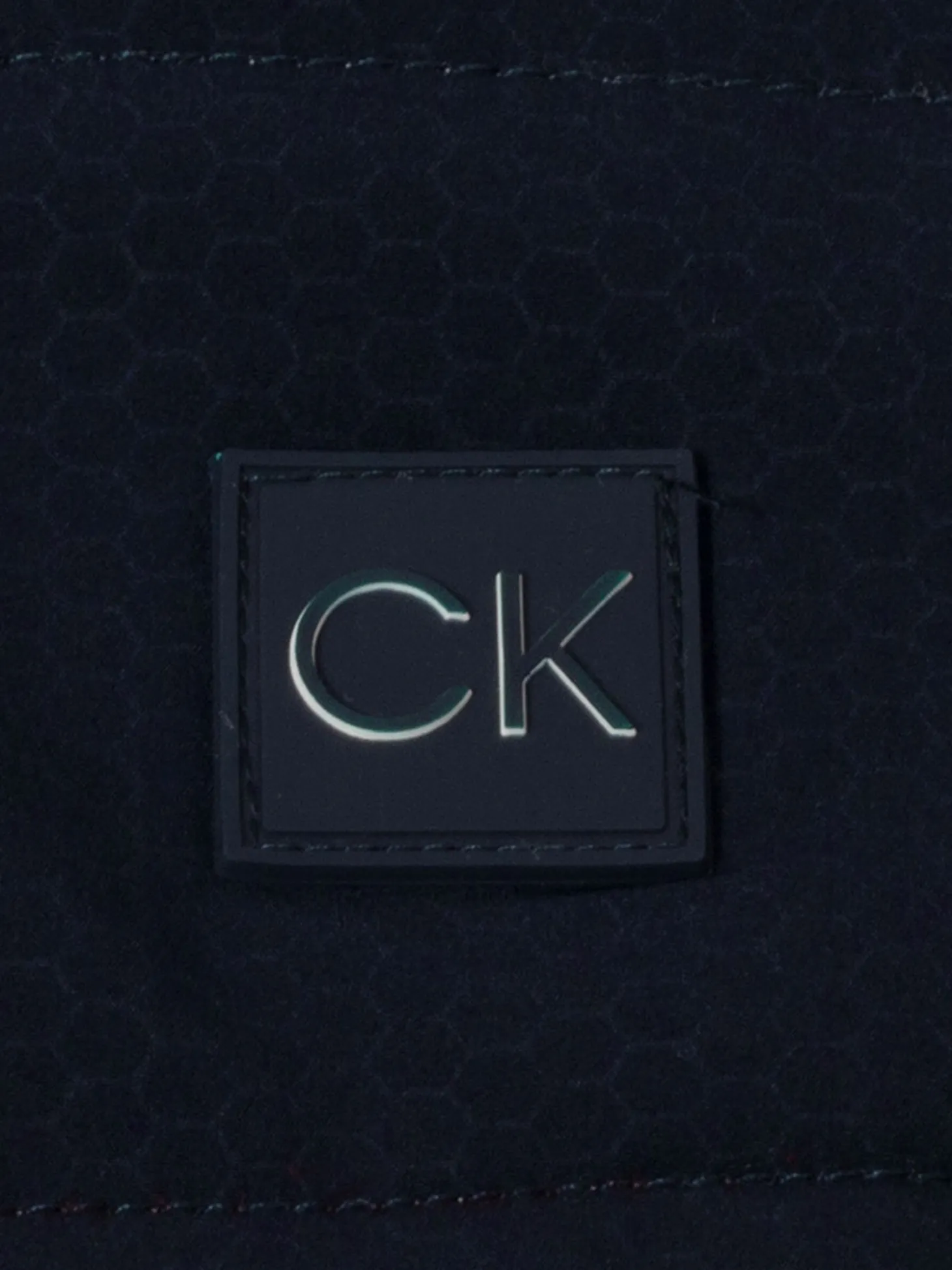 Calvin Klein Atlantic Hybrid Half Zip - White/Navy