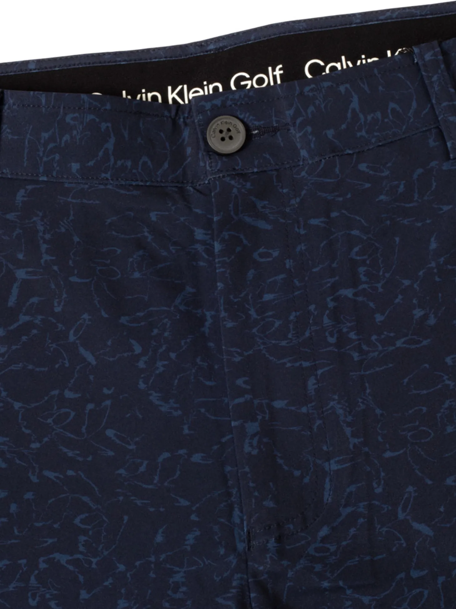 Calvin Klein Printed Bullet Regular Fit Stretch Short - Navy