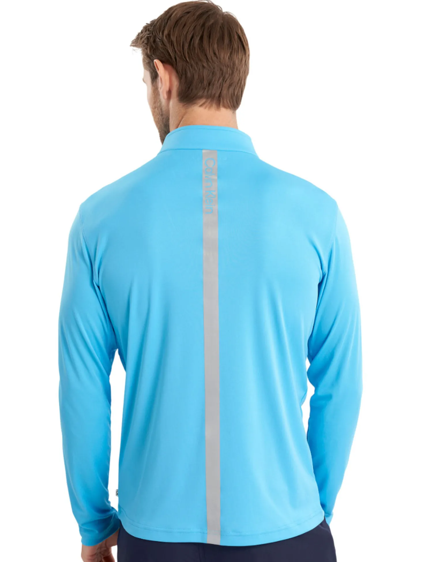 Calvin Klein Westgate Half Zip - Aquarius