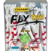 CHAMP FLYtee MyHite 30 Pack 2.75 Inches White/Red