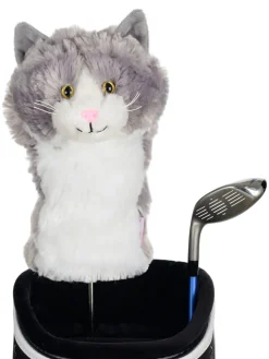 Daphne Grey & White Cat Headcover