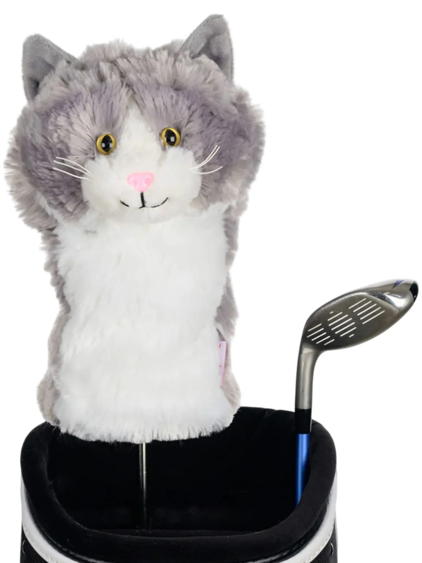 Daphne Grey & White Cat Headcover