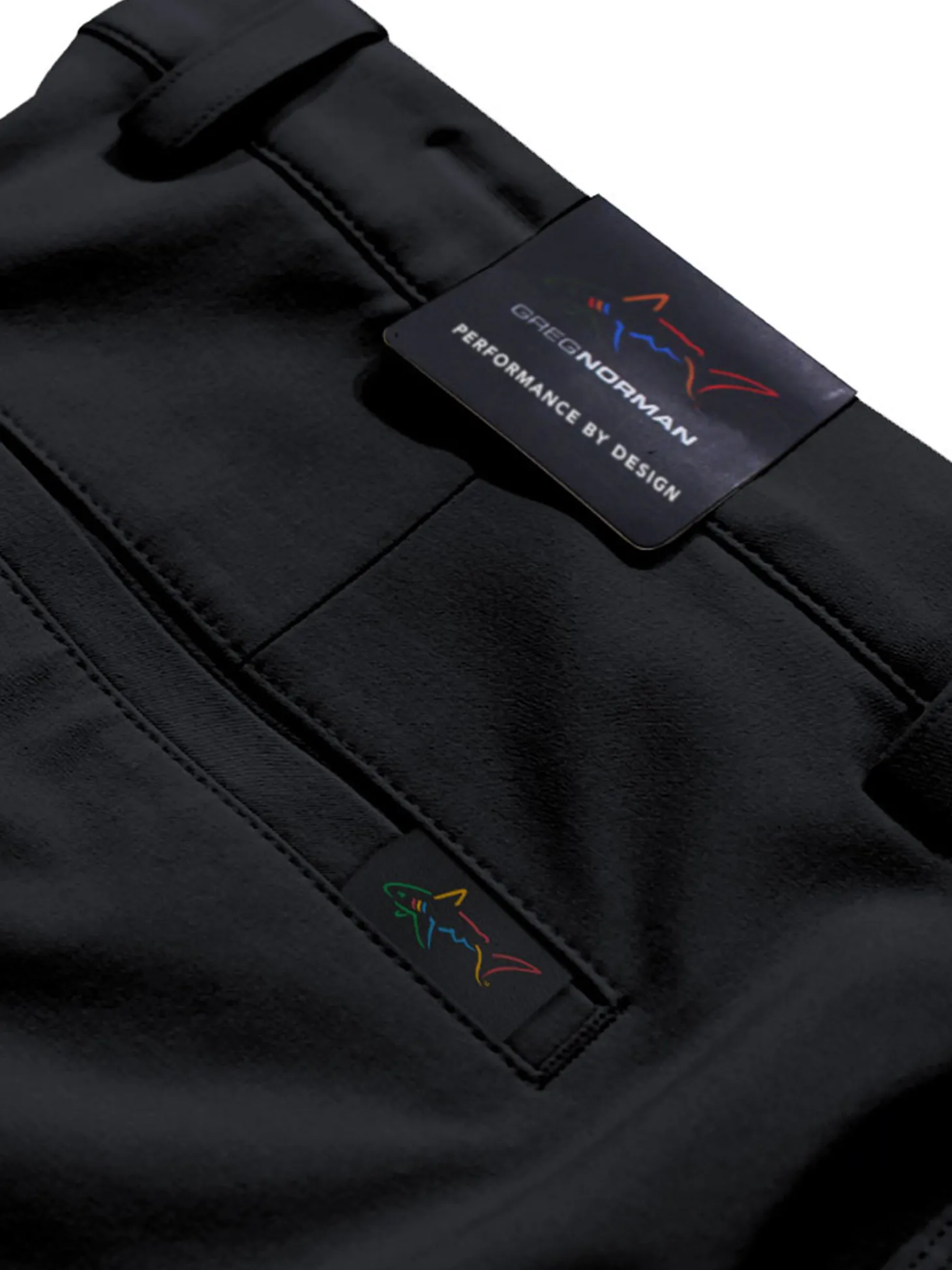 Greg Norman 4-Way Stretch Classic 10-Inch Short - Black