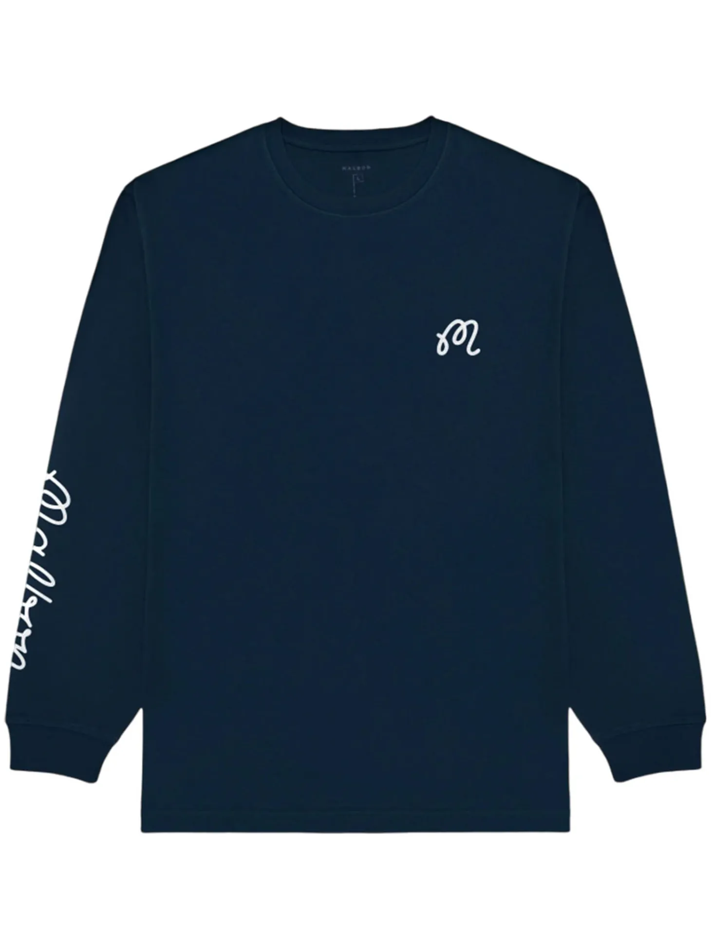 Malbon Gorse Long Sleeve Tee - Navy