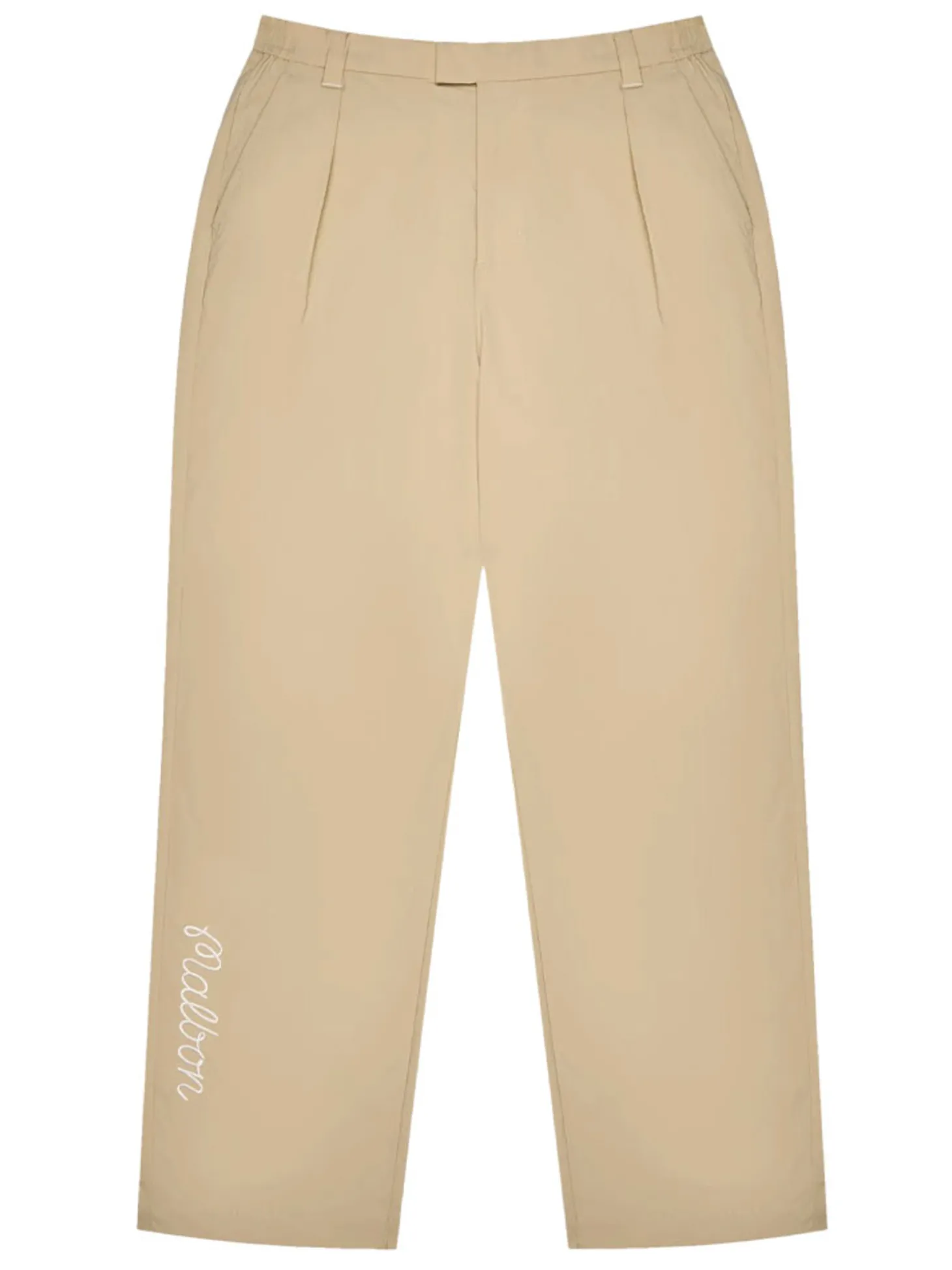 Malbon Magnolia Pleated Pant - Pale Khaki