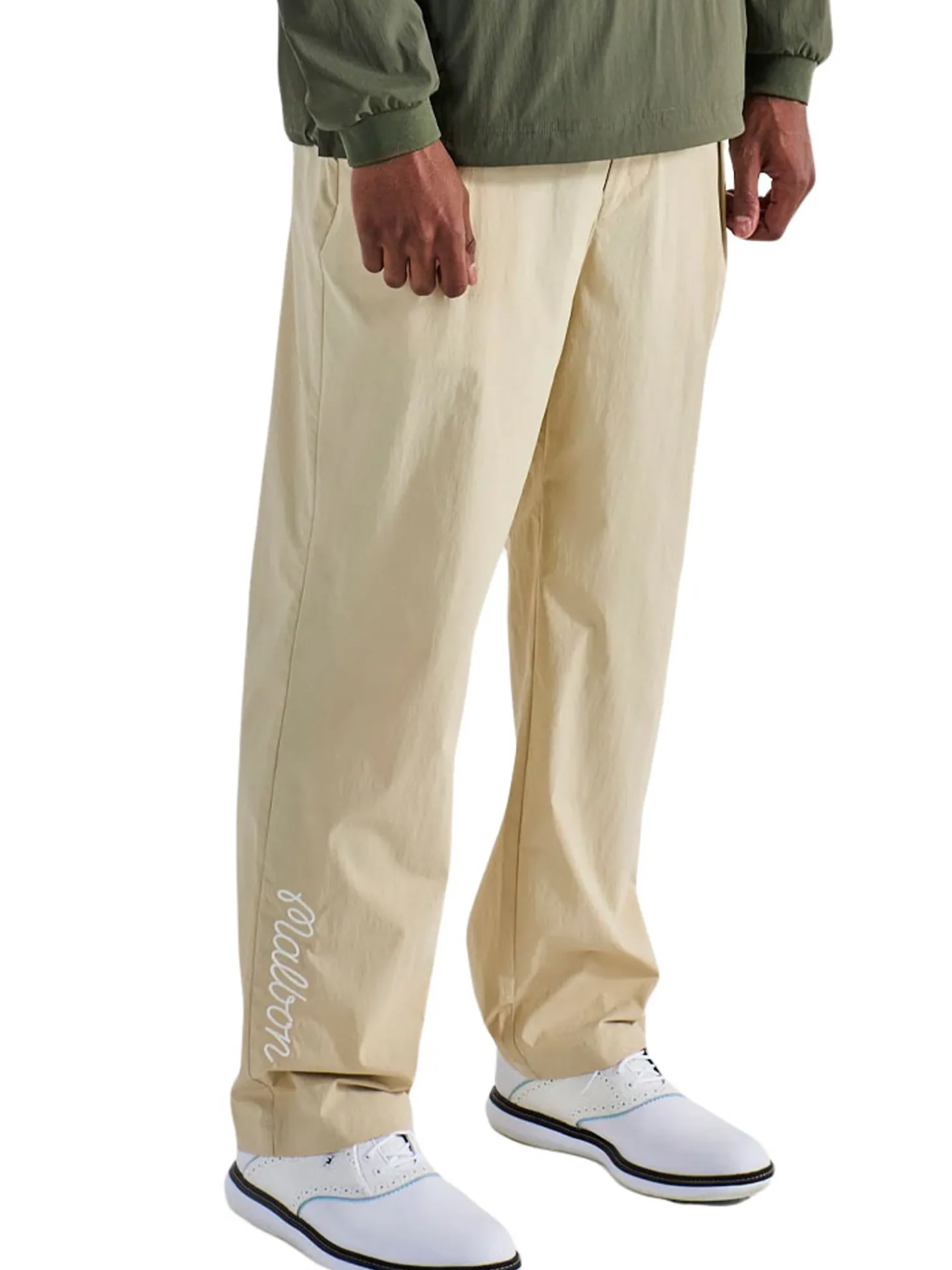 Malbon Magnolia Pleated Pant - Pale Khaki