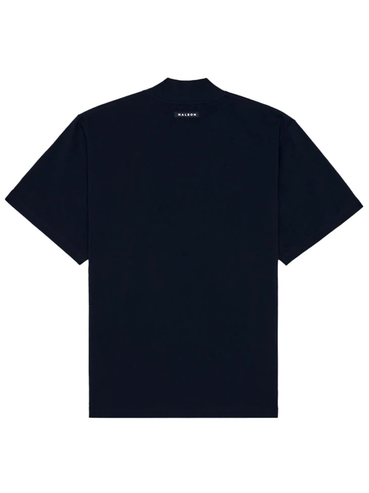 Malbon Mare Mockneck Tee - Navy