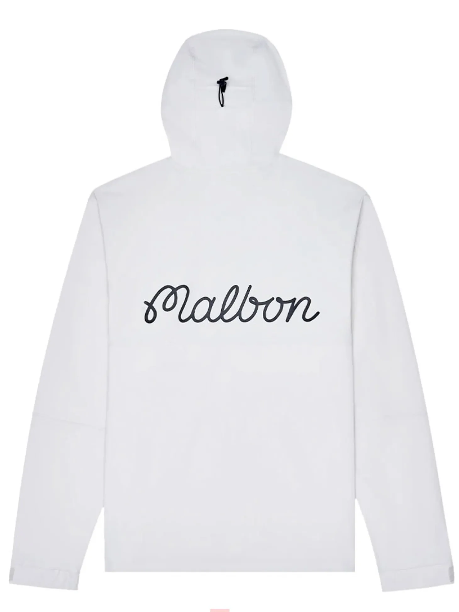 Malbon Performance Full Zip Shell Jacket - White