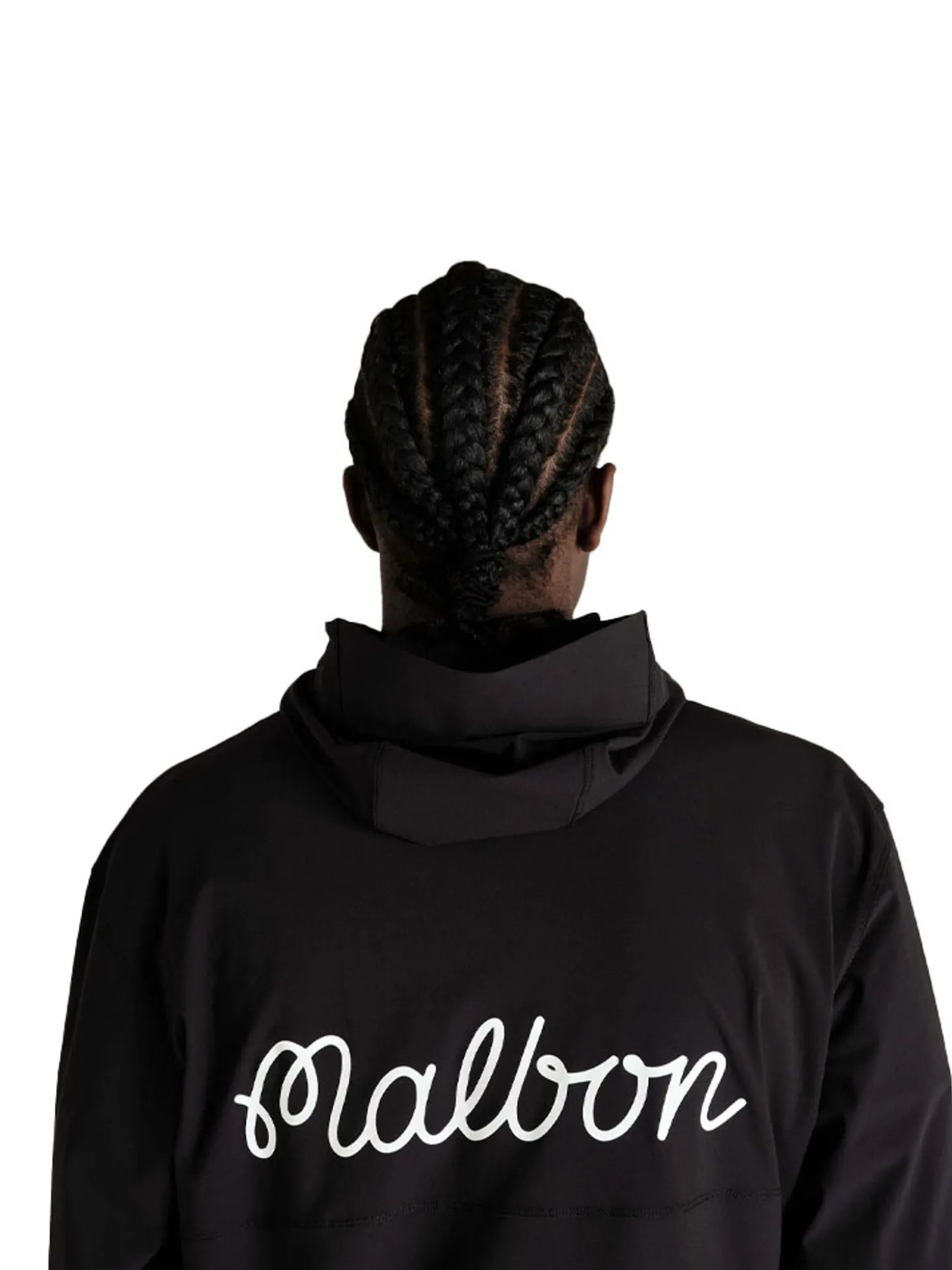 Malbon Performance Full Zip Shell Jacket - Black