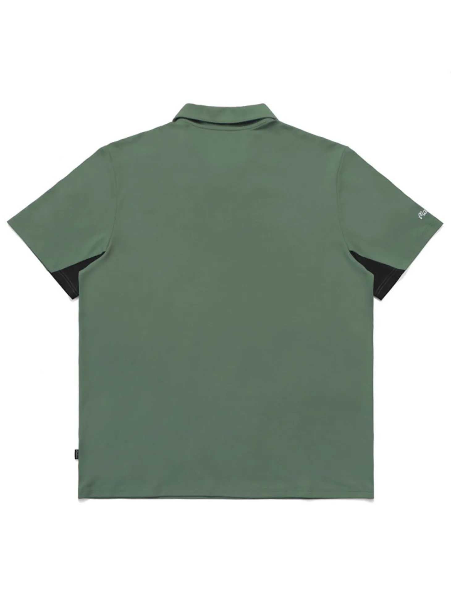 Malbon Performance Pique Polo - Forest/Black