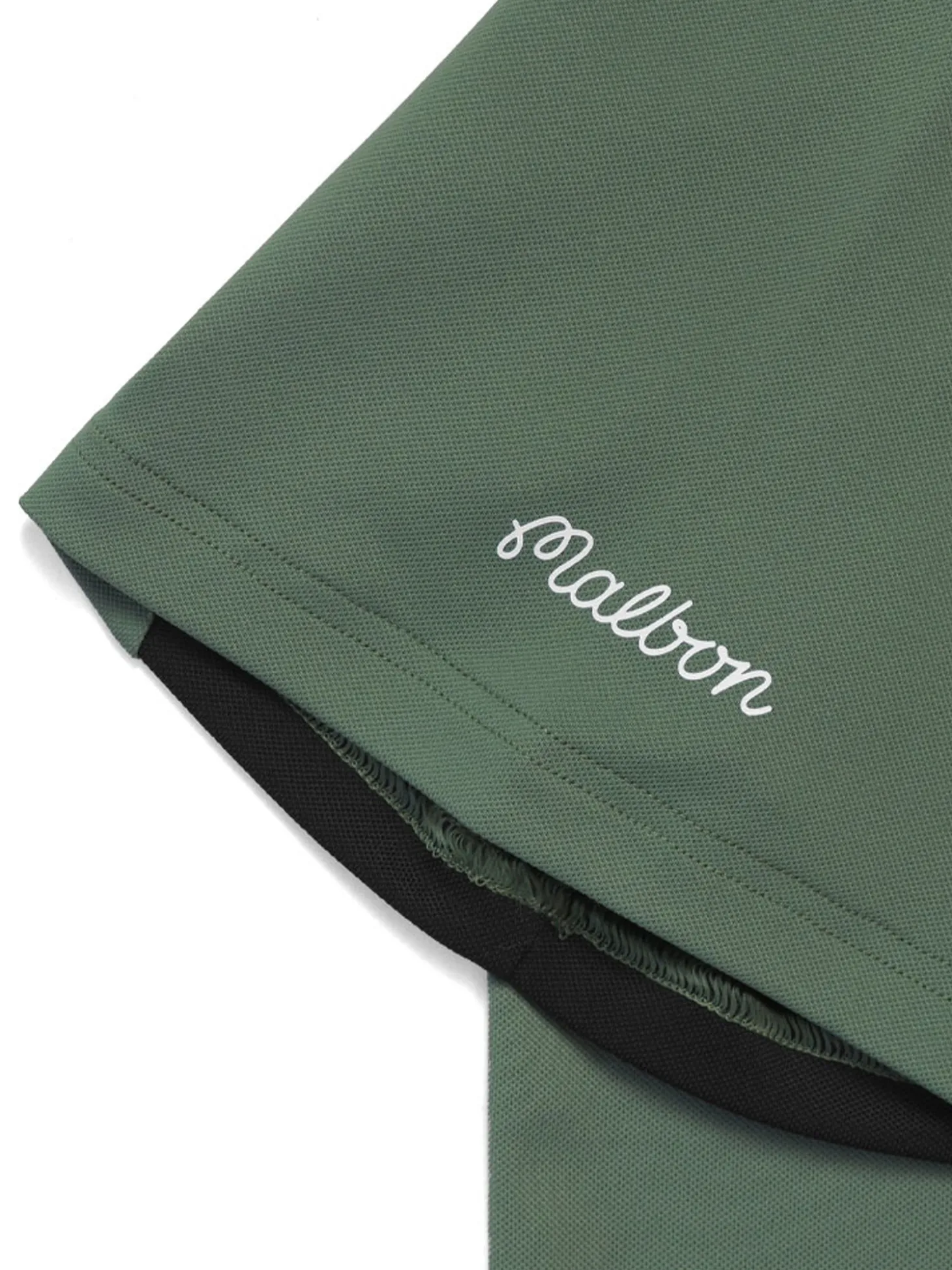 Malbon Performance Pique Polo - Forest/Black