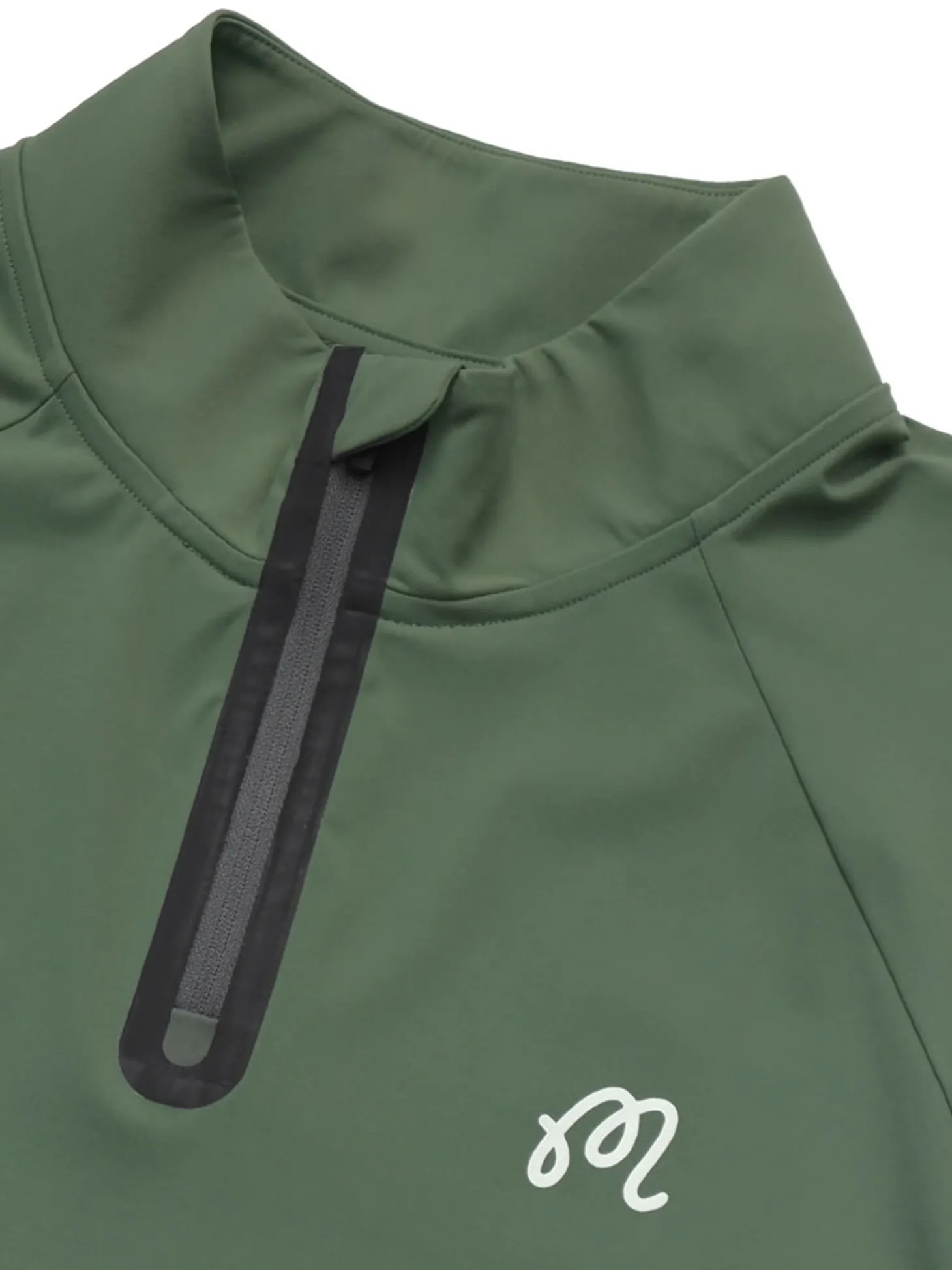 Malbon Performance Raglan Quarter Zip - Forest