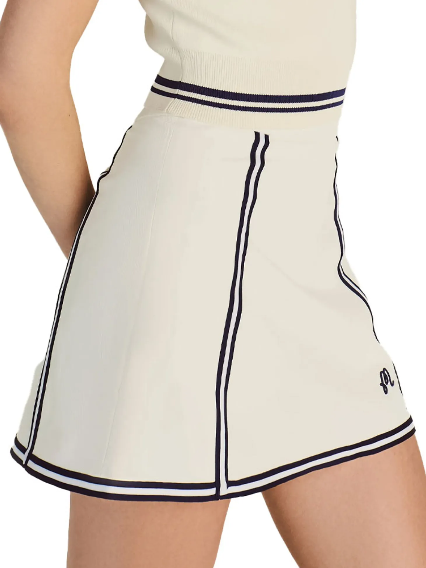 Malbon Womens Lia Skirt - Ivory