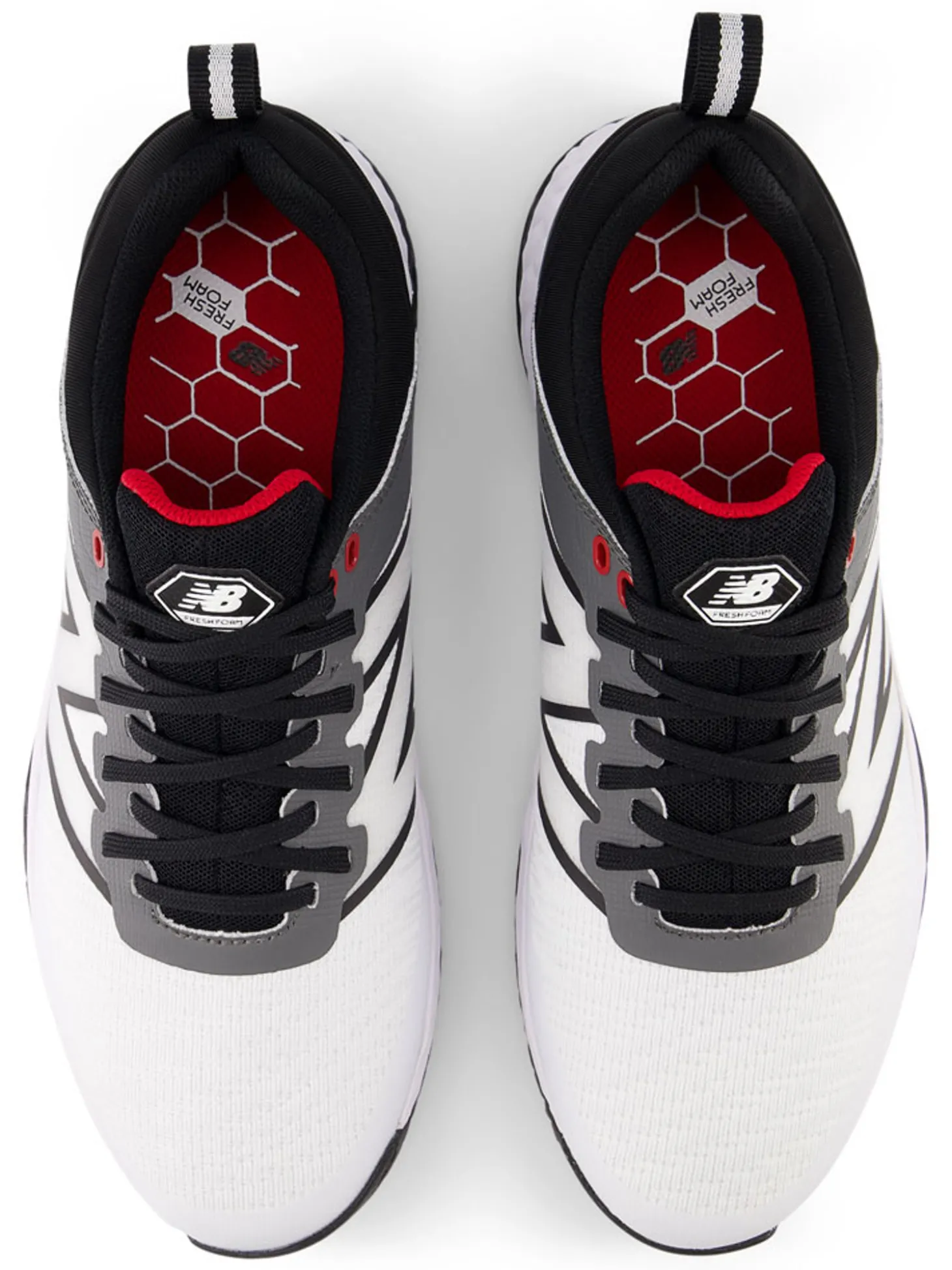 New Balance Fresh Foam Contend v2 Golf Shoes - White/Black