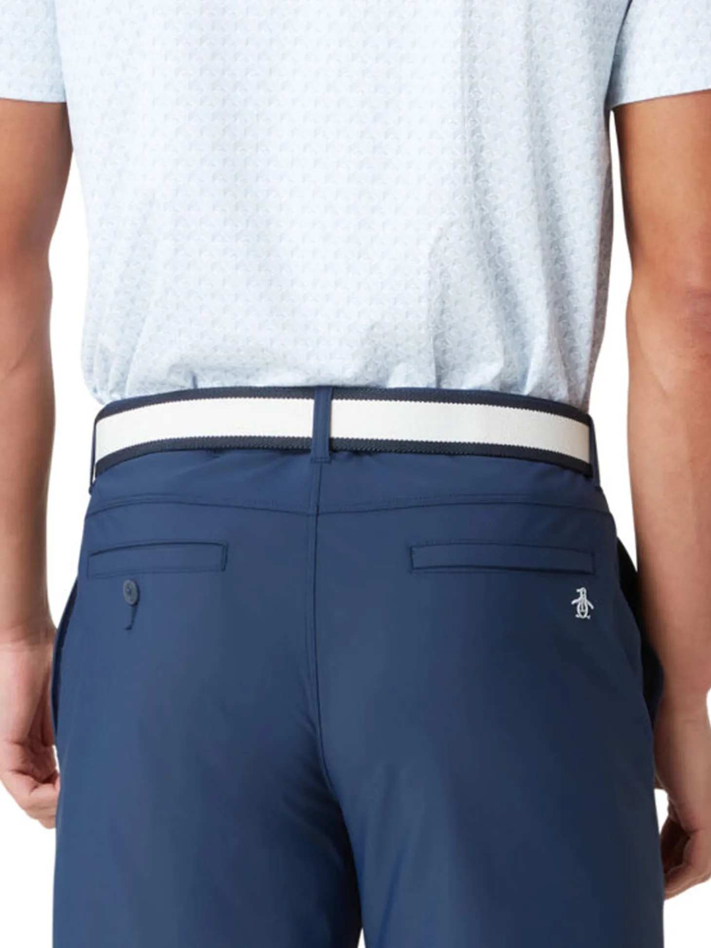 Original Penguin Earl Stretch Belt - Bright White
