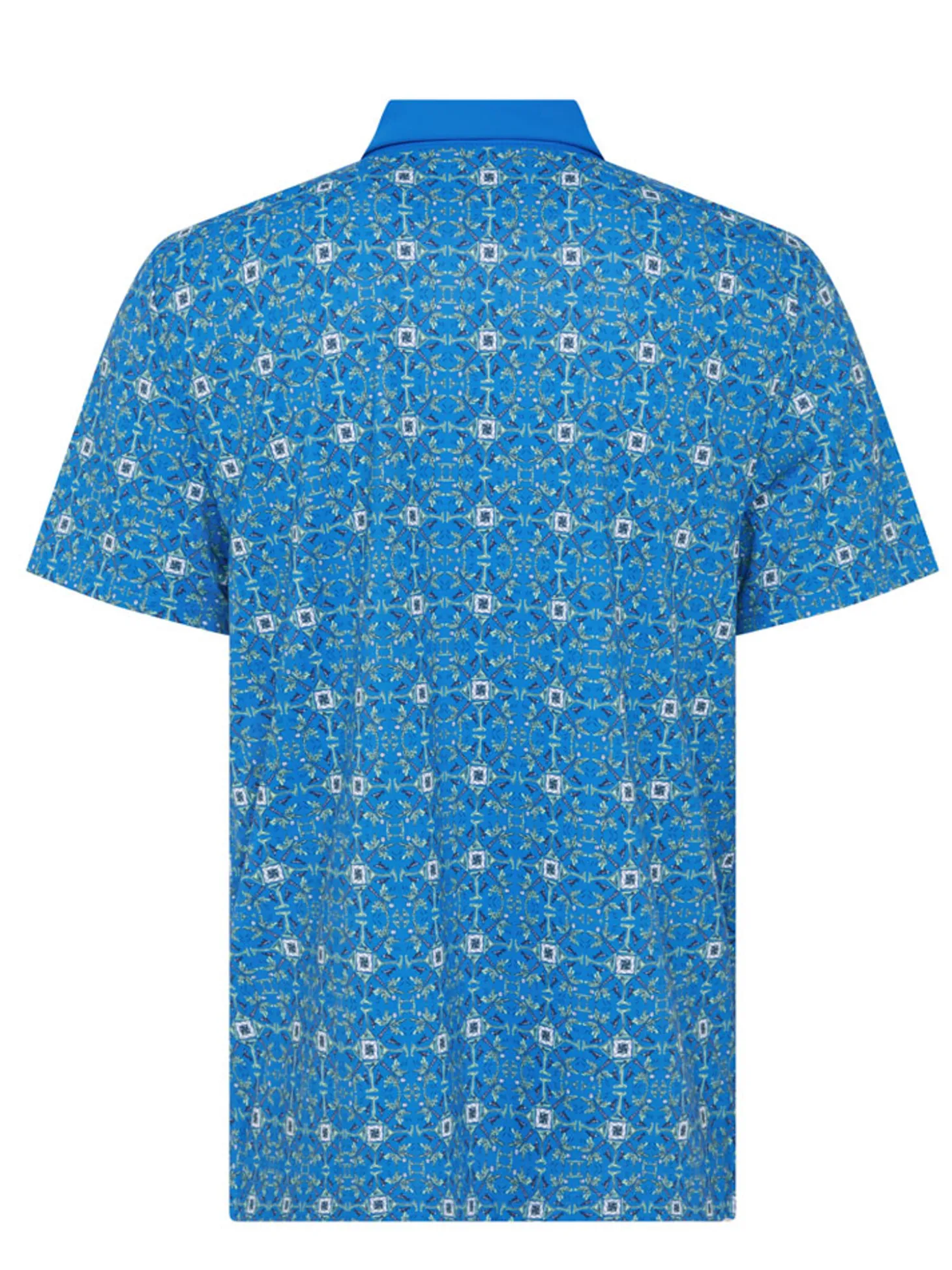 Original Penguin Pete's Cocktail Windowpane Polo - French Blue