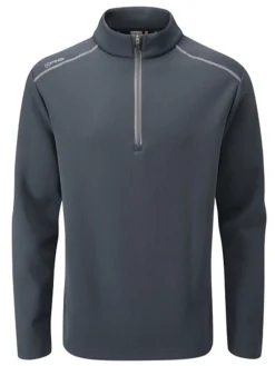 Ping Ramsey 1/2 Zip Ribbed Fleece - Navy