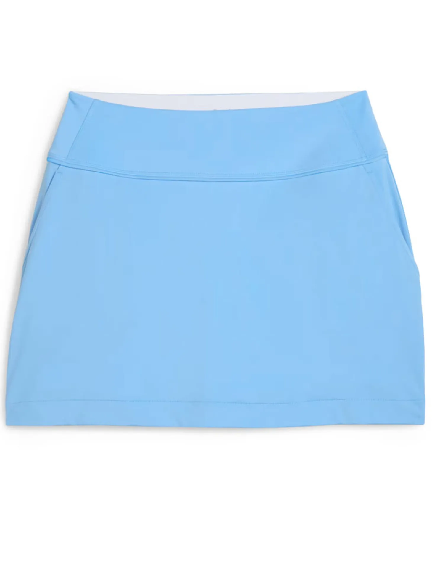 Puma Womens Blake Piped Knit 15.5" Golf Skort - Team Light Blue