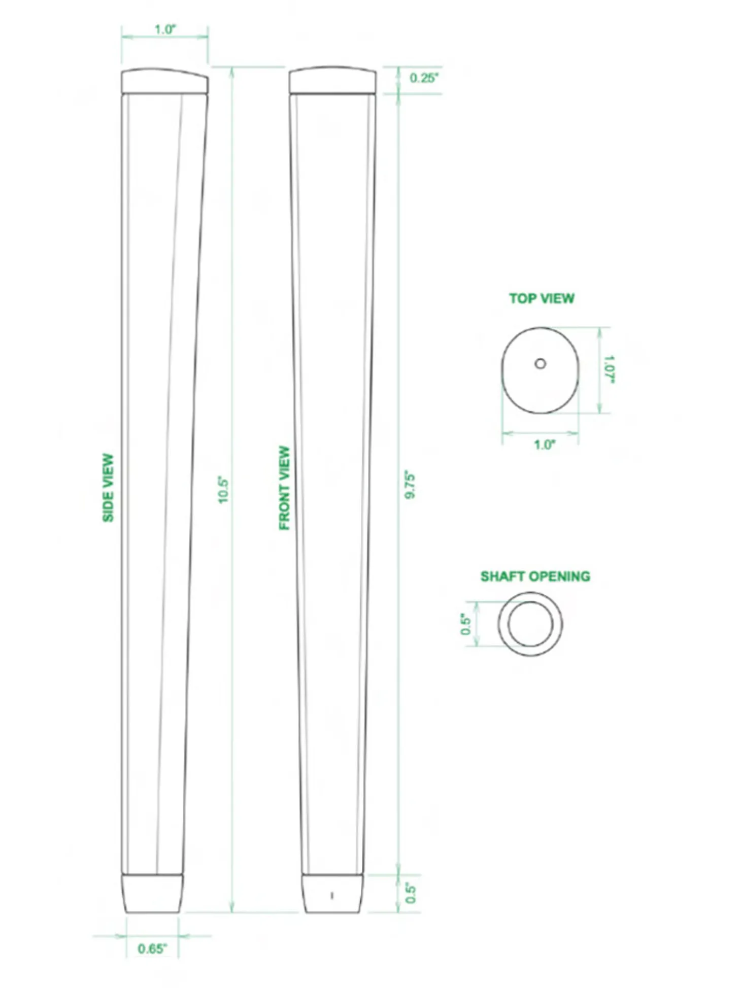 Sweet Rollz Putter Grip - Diva