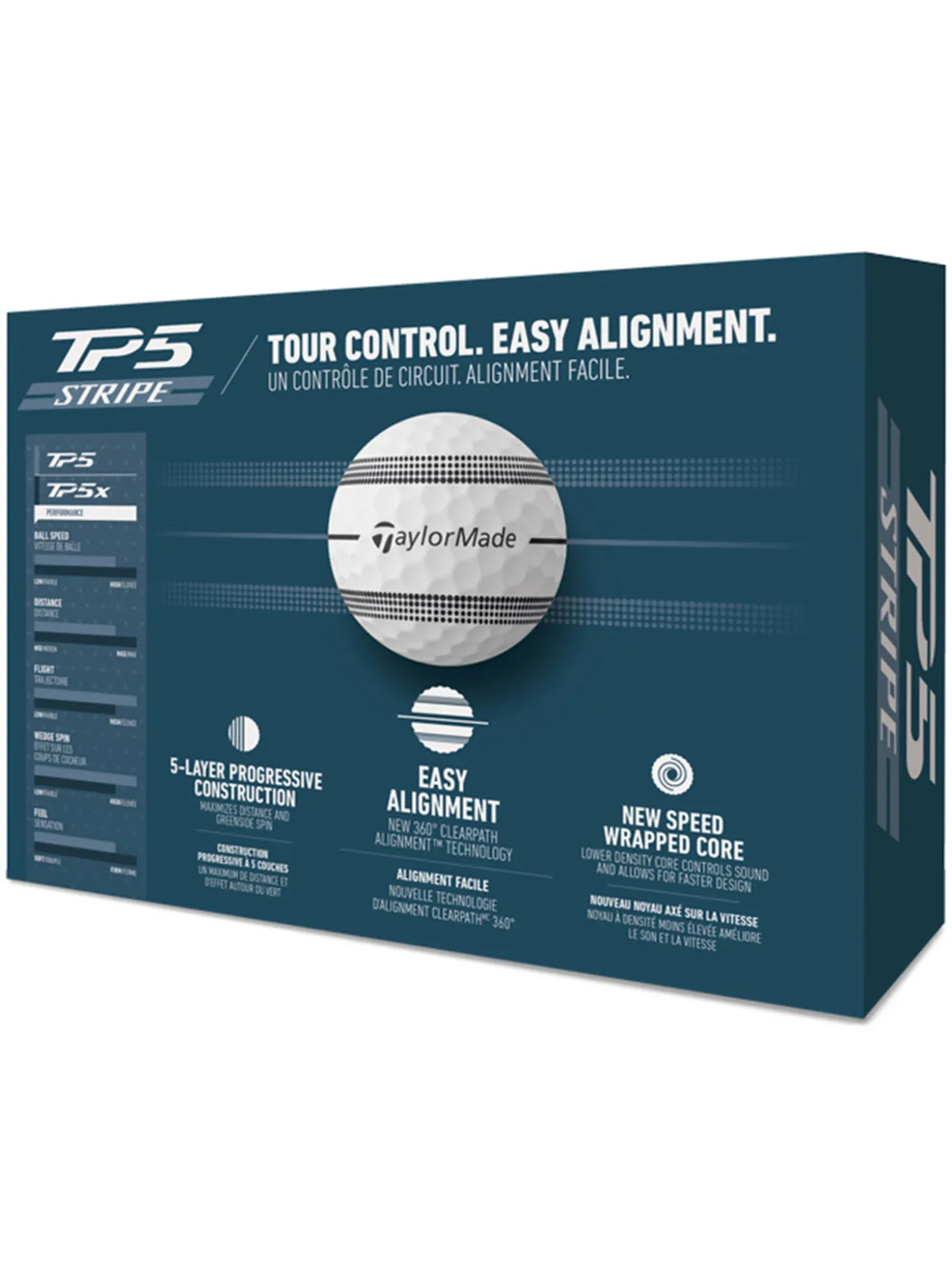TaylorMade TP5 Stripe Golf Balls