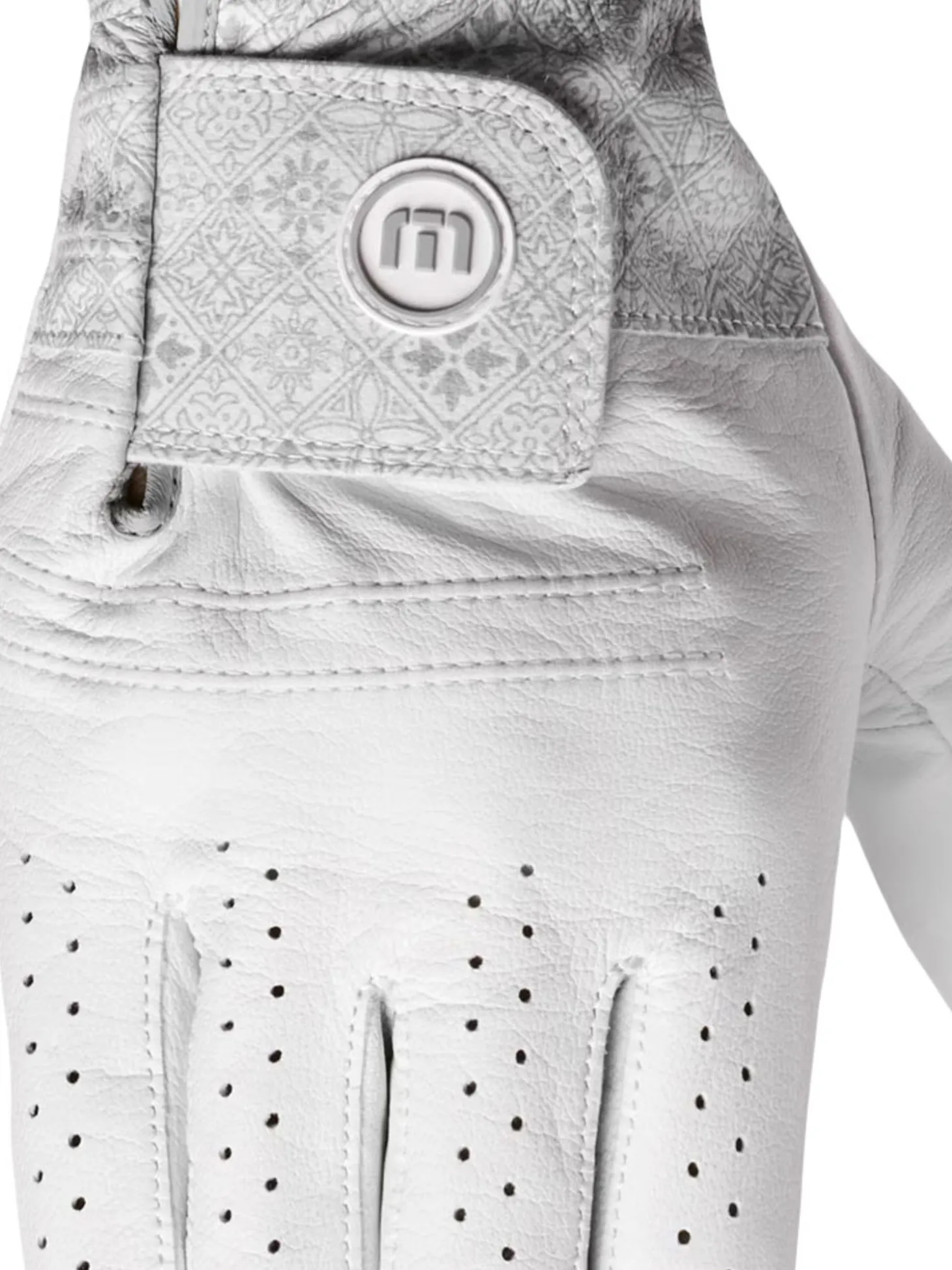TravisMathew Headliner Glove - White Acropolis
