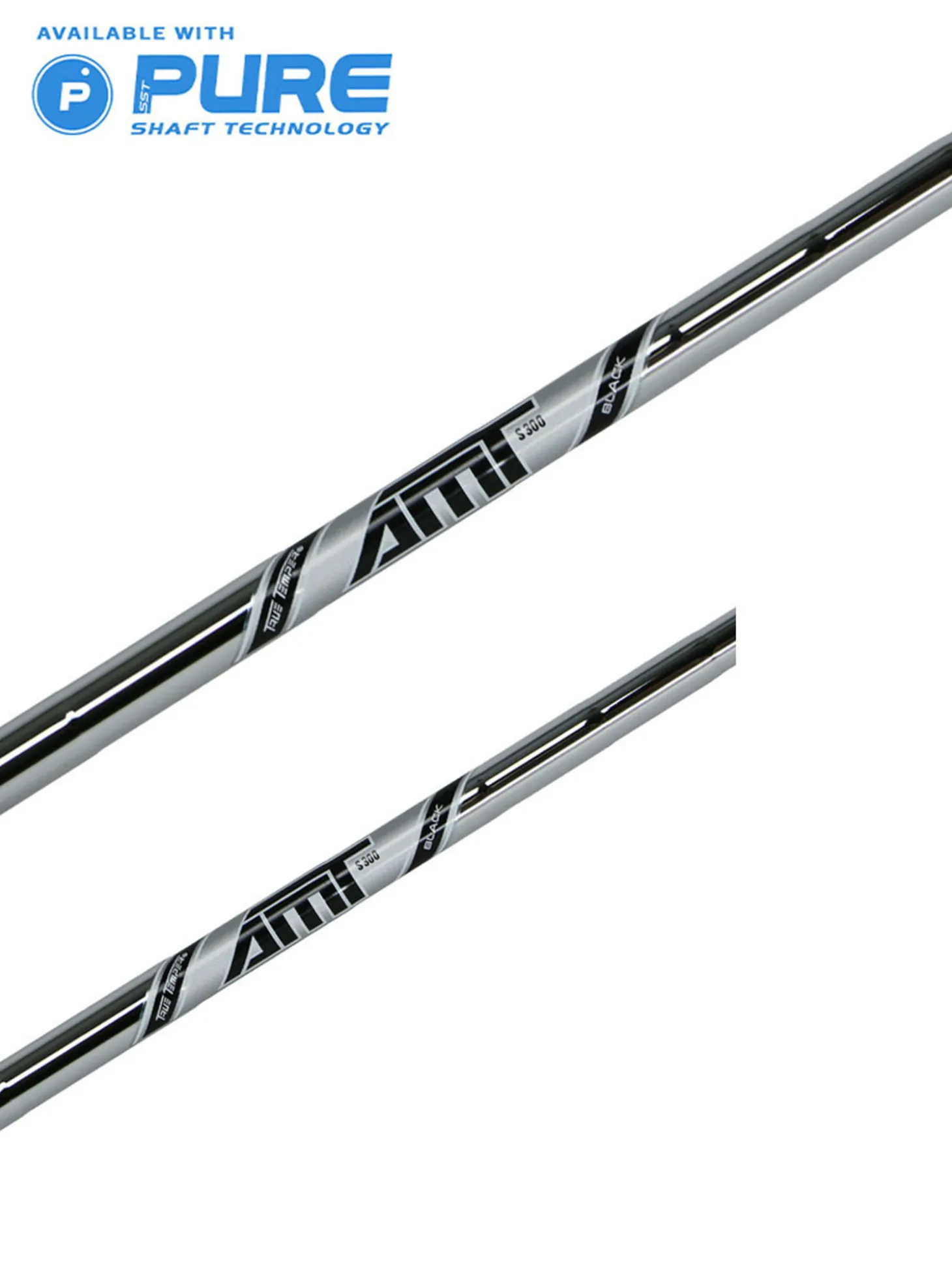 True Temper AMT Black .355 Iron Shaft Set