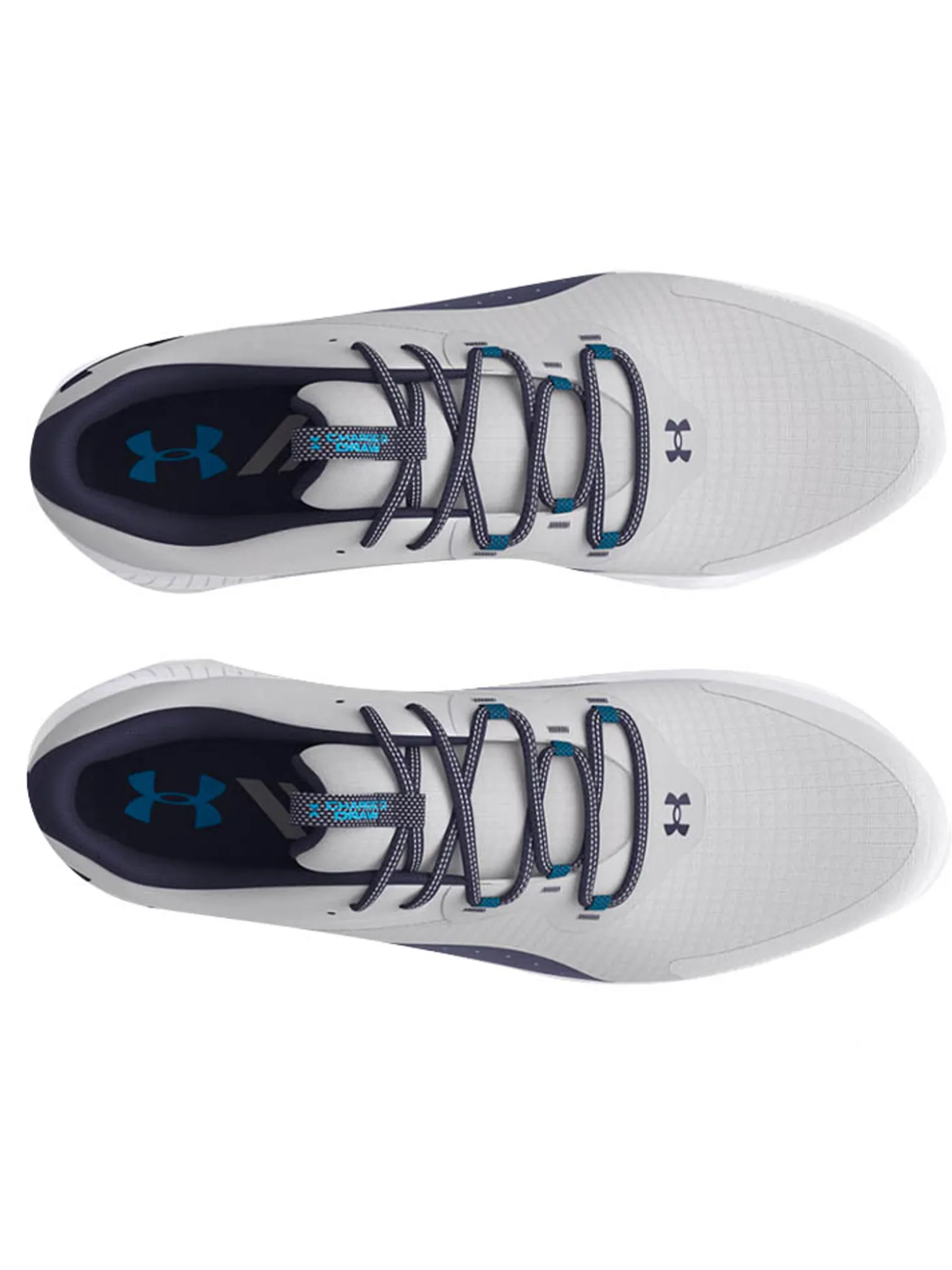 Under Armour Charged Draw 2 Spikeless Golf Shoes - Halo Grey/Capri