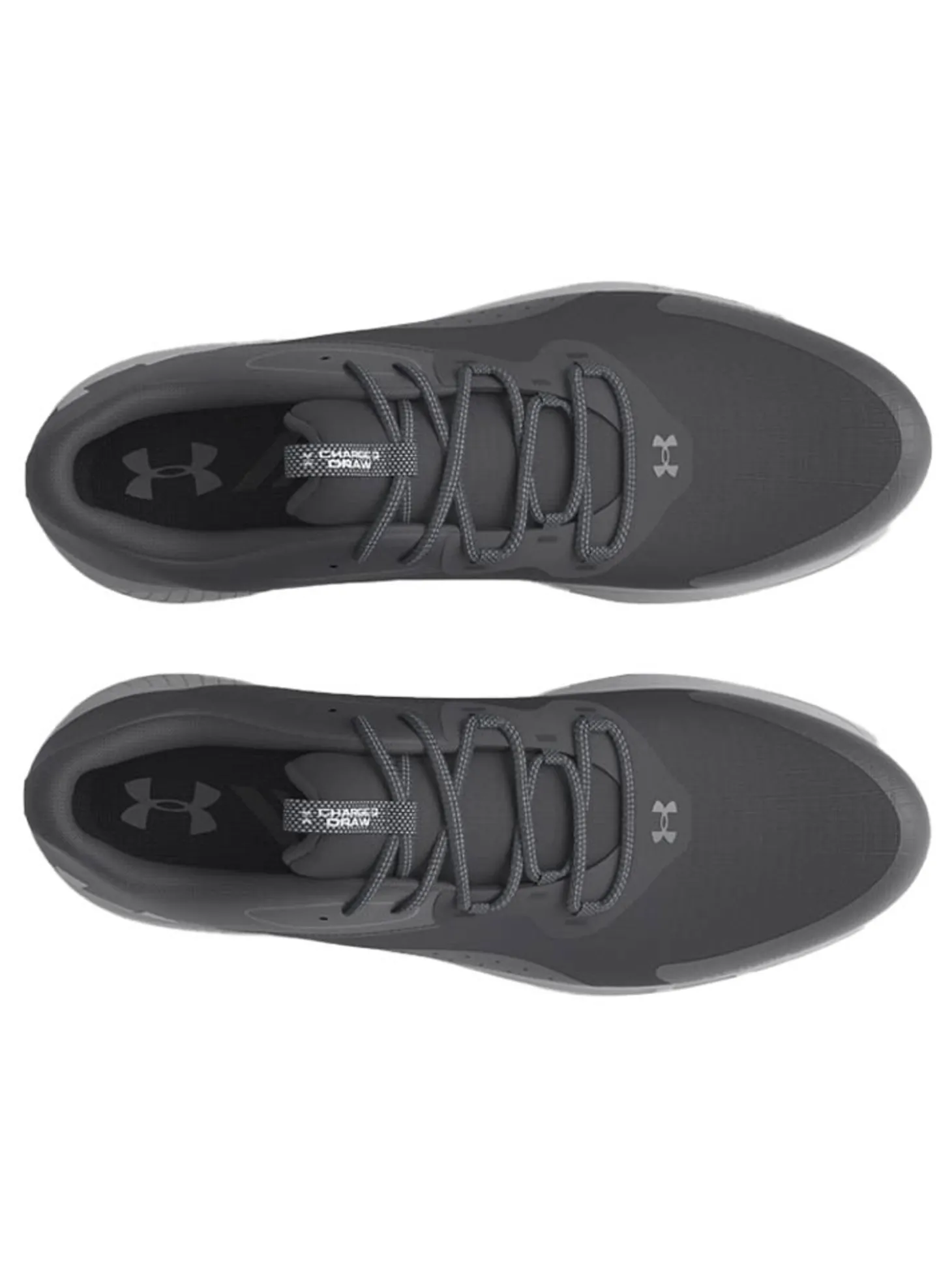 Under Armour Charged Draw 2 Spikeless Golf Shoes - Black/Mod Grey