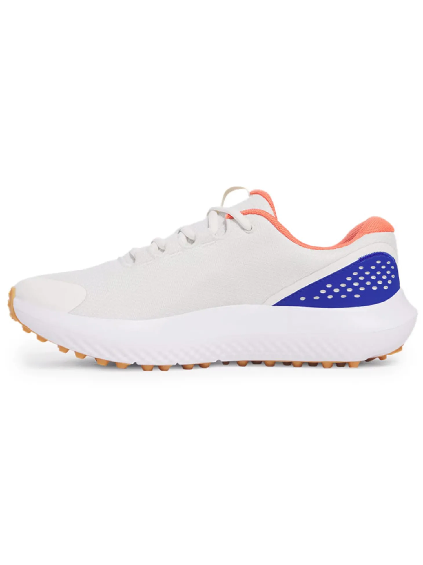 Under Armour Surge Golf Shoes - White Clay/Royal